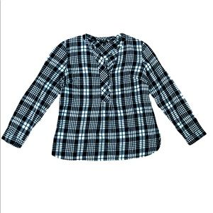 Plaid Talbots Long Sleeve